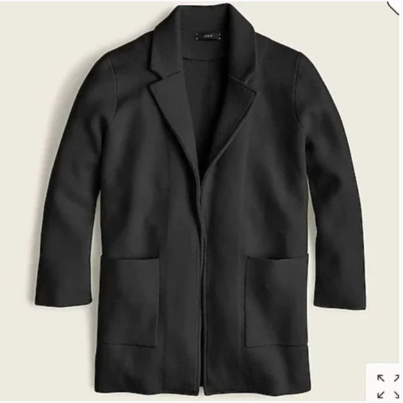 J. Crew Jackets & Blazers - J.Crew Womens Sophie Wrap Sweater Blazer Black XS